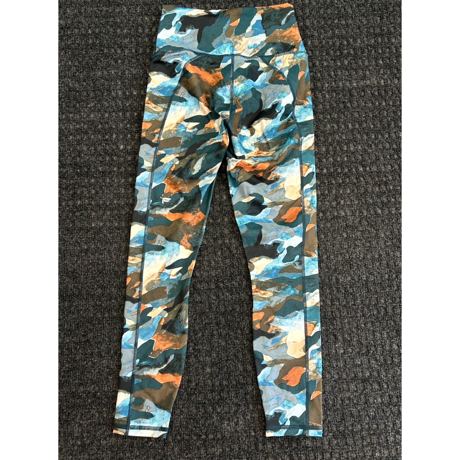 Fabletics Fabletics Leggings The Define High Waisted ⅞ 2XS XXS Pocket UPF 50+ Moisture Wicking Multicolor Knit Clothing Women Run Yoga | Leggings Size 24" / US 00 / IT 34 - 2 Thumbnail