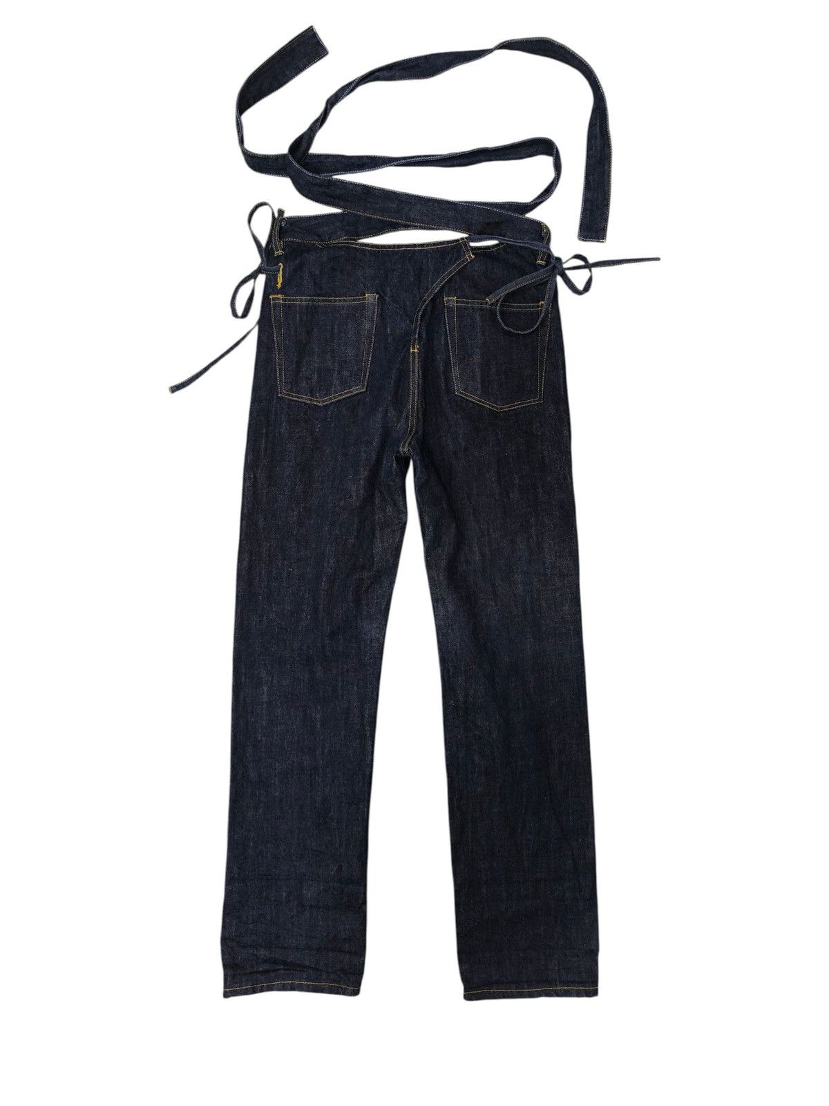 Facetasm Facetasm Belt Blue Denim Pants Size US 30 / EU 46 - 3 Thumbnail