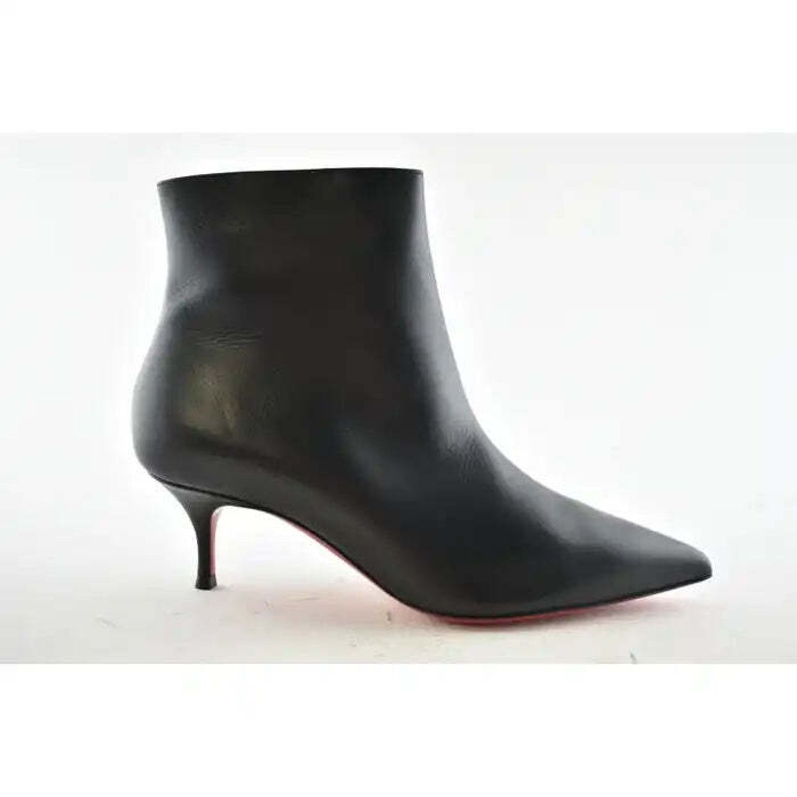 Christian Louboutin Christian Louboutin So Kate Booty 55 Black Leather Ankle Size US 6 / IT 36 - 2 Thumbnail