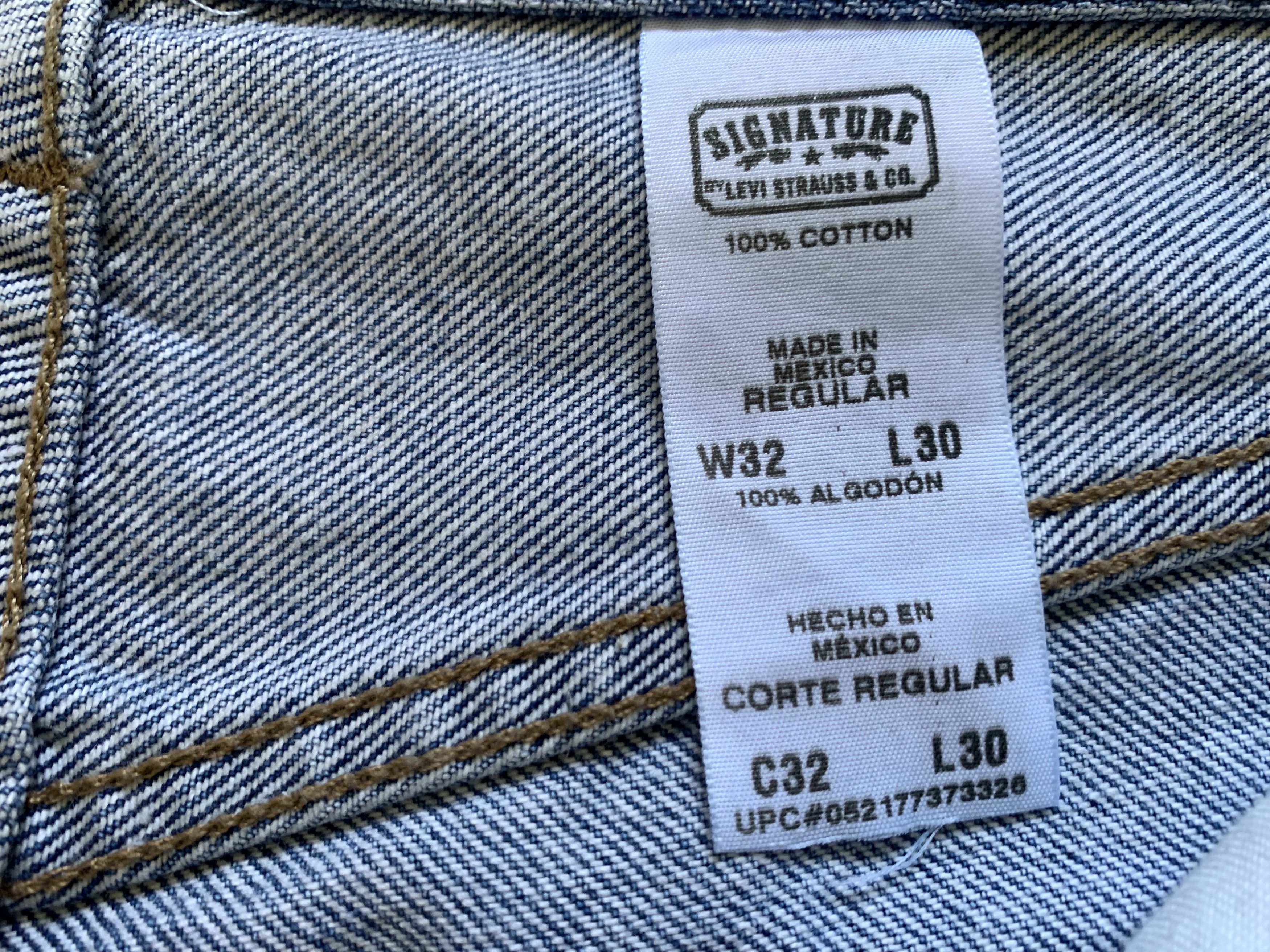 Levi's Vintage Clothing Rare Levi's Sugnature Vintage Light Blue Jeans Size US 32 / EU 48 - 9 Thumbnail