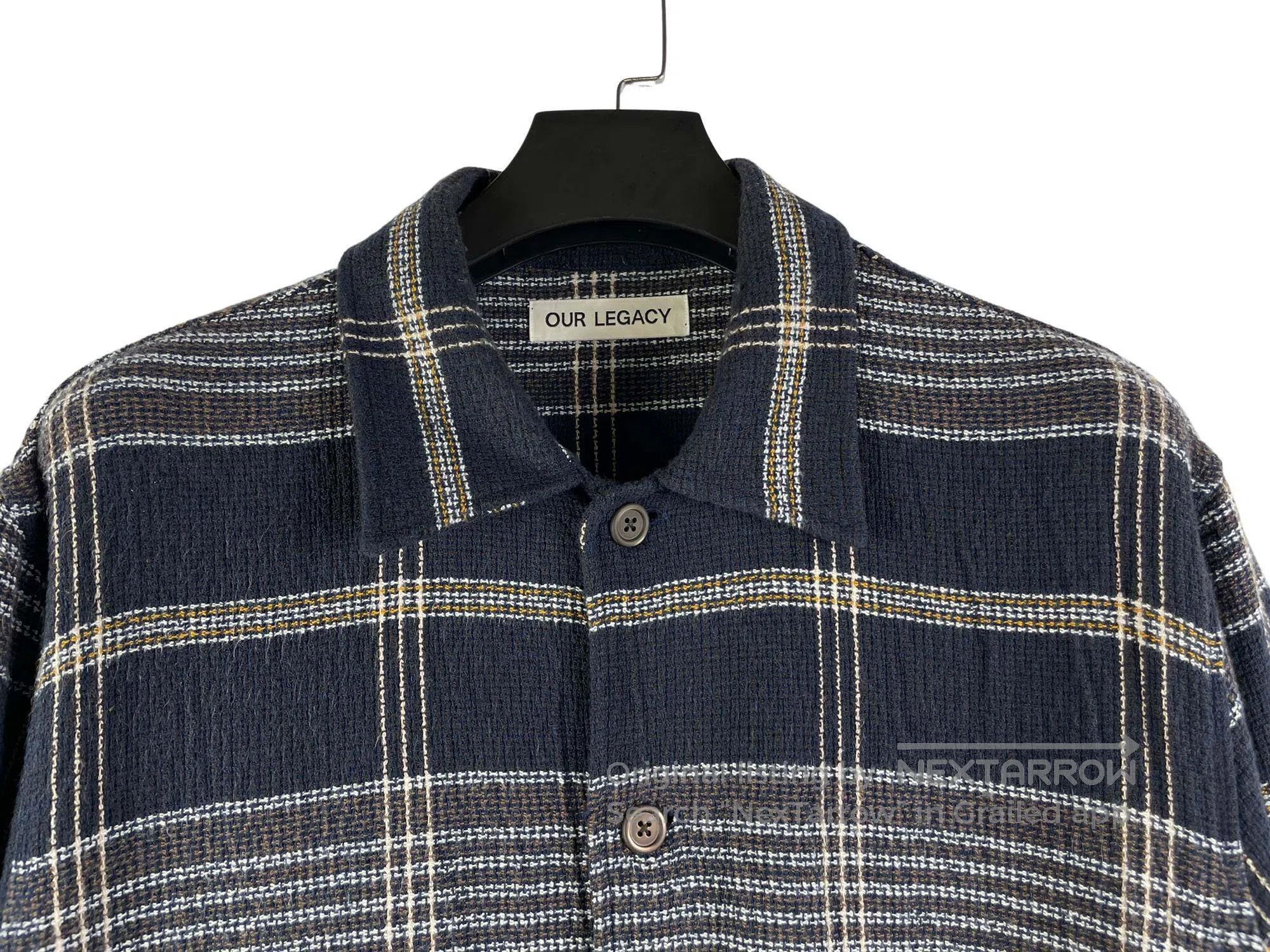 Our Legacy Our Legacy Plaid Knit Short Sleeve Shirt Size US M / EU 48-50 / 2 - 3 Thumbnail