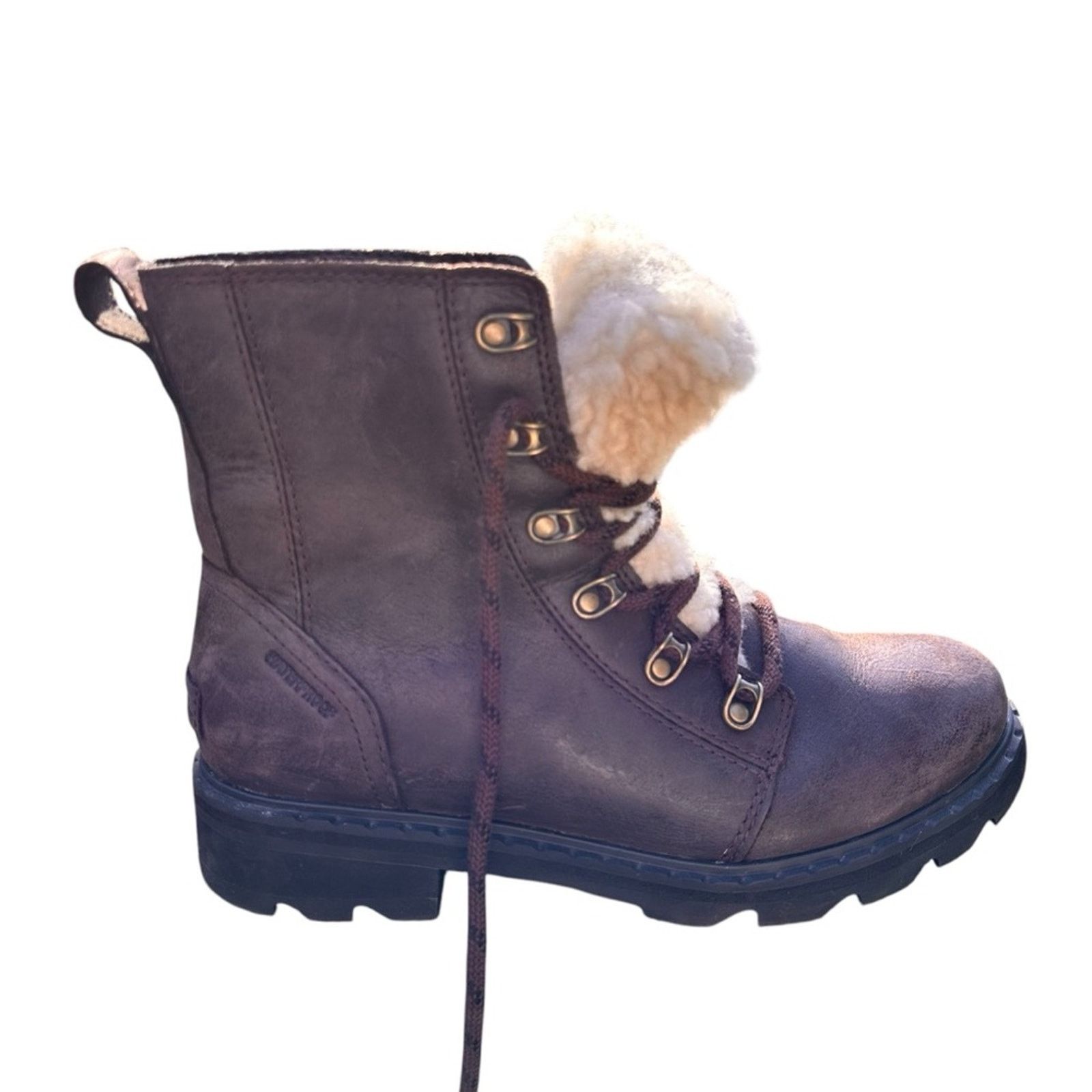 SOREL Sorel Lennox Lace Cozy Shearling Waterproof Boots - Size 8 Size US 8 / IT 38 - 12 Thumbnail