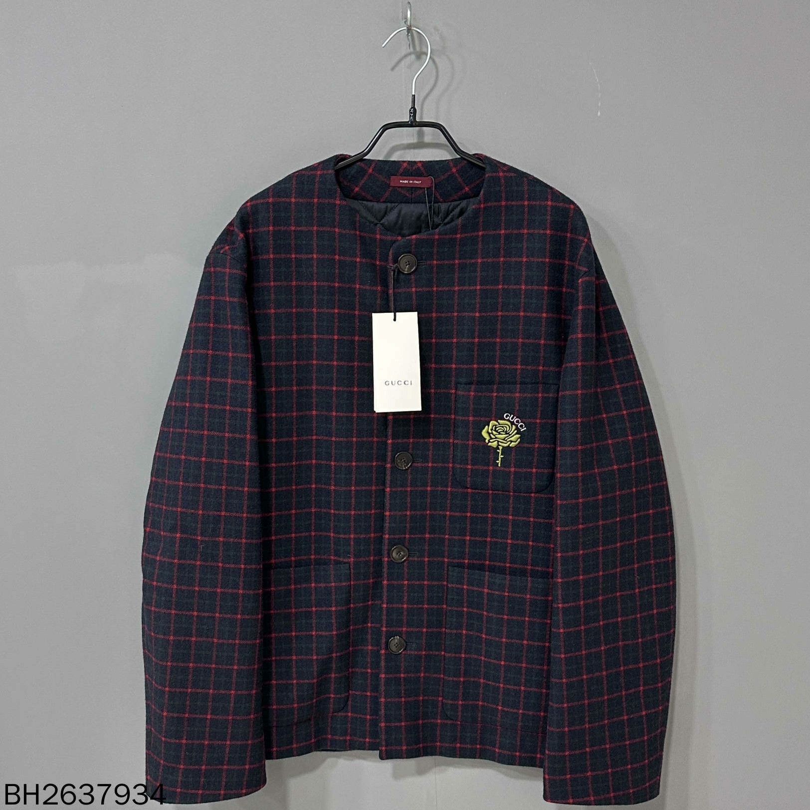 Gucci Gucci Wool Plaid Light Jacket L Men Size US L / EU 52-54 / 3 - 1 Thumbnail