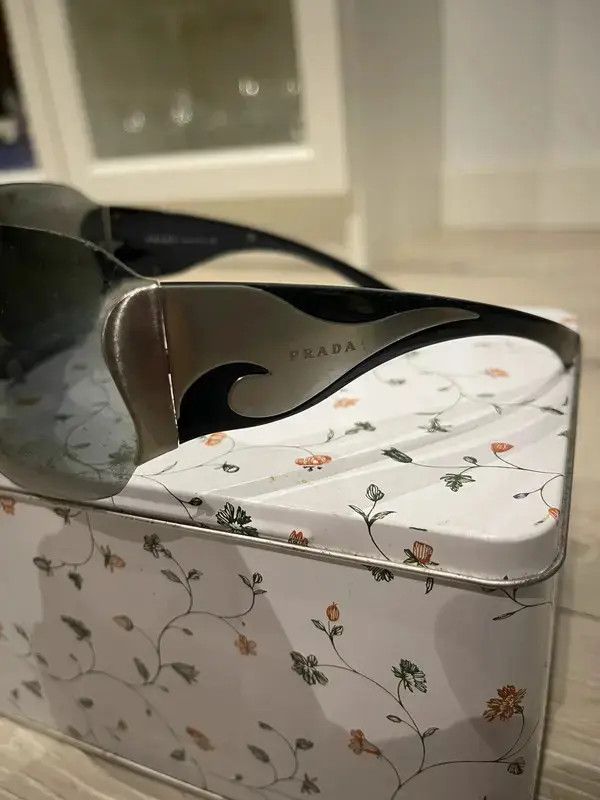 Prada PRADA Sunglasses Shield Wrap Mask Sport Symbole Red Tab Size ONE SIZE - 3 Thumbnail