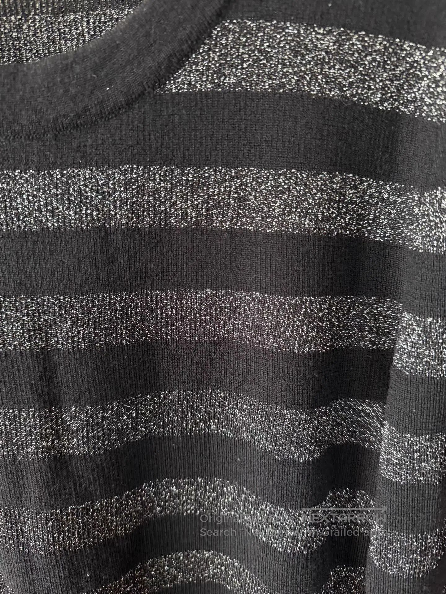 Saint Laurent Paris Black Striped Long Sleeve Knit Sweater M. Size US M / EU 48-50 / 2 - 4 Thumbnail