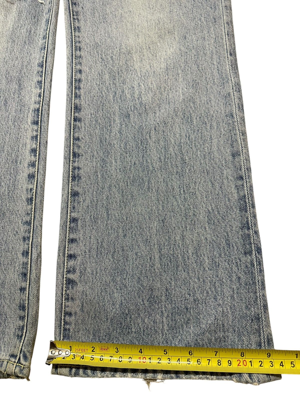 semanticdesign Vintage Japanese Brand Faded Wash Distress Baggy Jeans Size US 31 - 16 Thumbnail