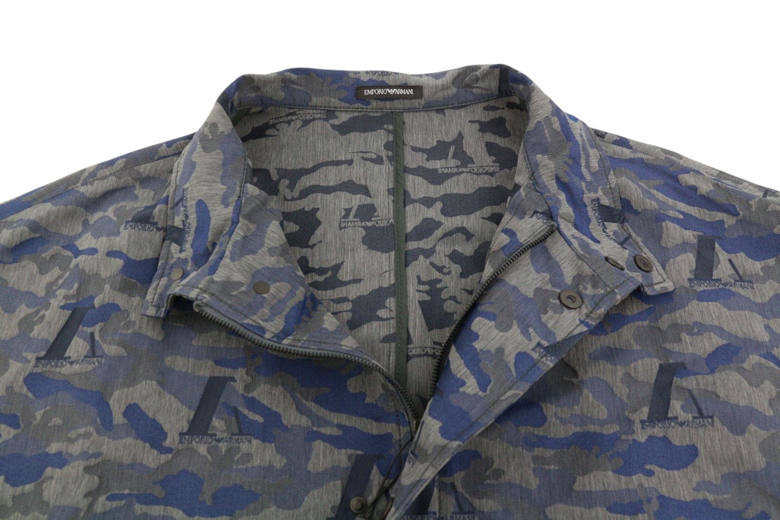 Emporio Armani EU50 Jacquard Camo Oversized Full Zip 86773 Size US M / EU 48-50 / 2 - 6 Thumbnail