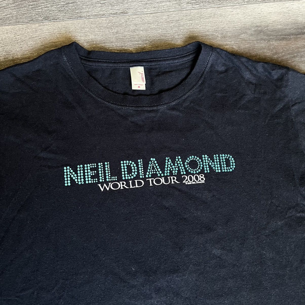 Band Tees Vintage 2008 Neil Diamond Rhinestone Studded Tour Band Tee Size M / US 6-8 / IT 42-44 - 3 Thumbnail