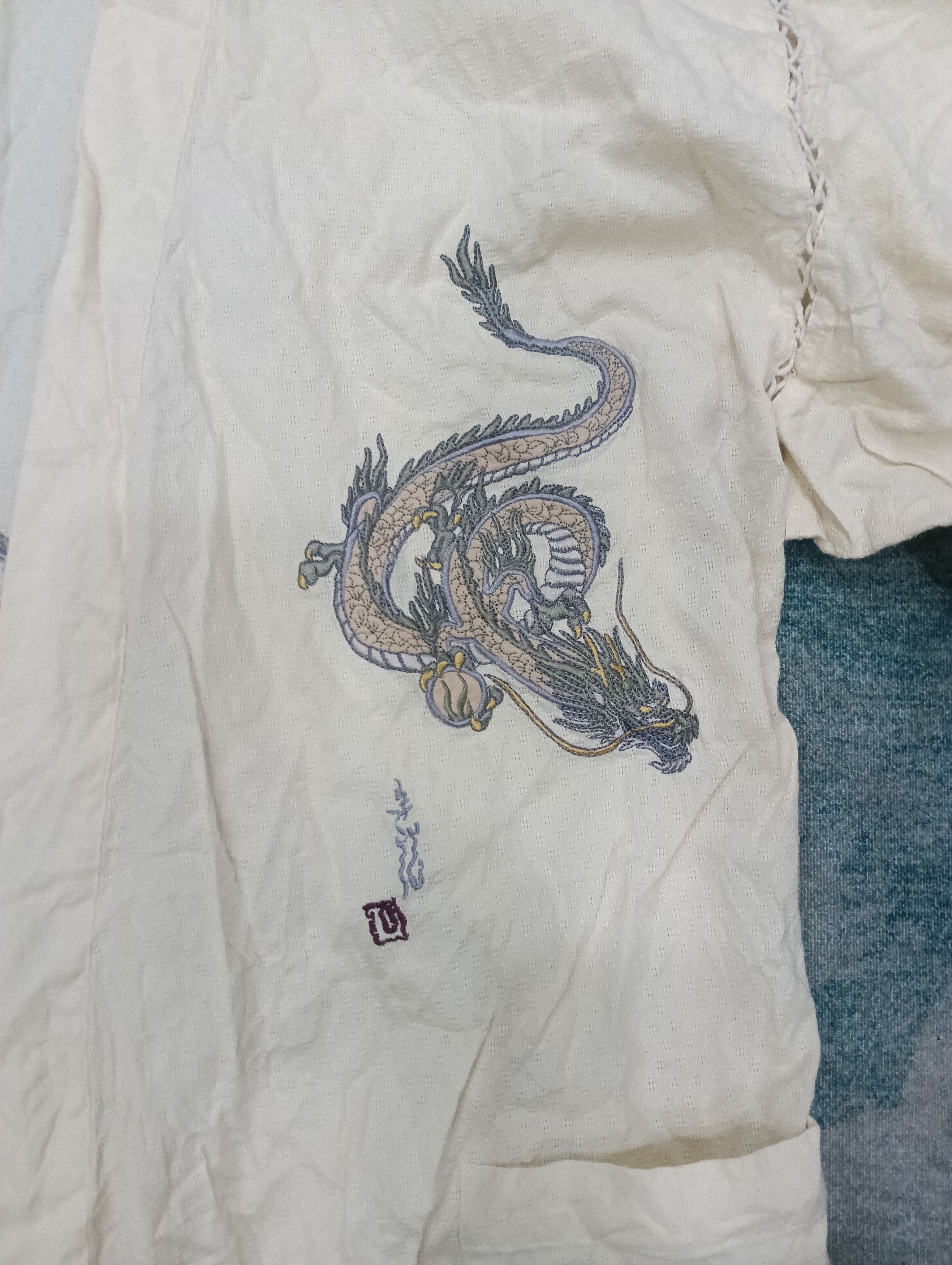 Other Rare Dragon Japanese Kimono 1 Pocket Size US L / EU 52-54 / 3 - 4 Thumbnail