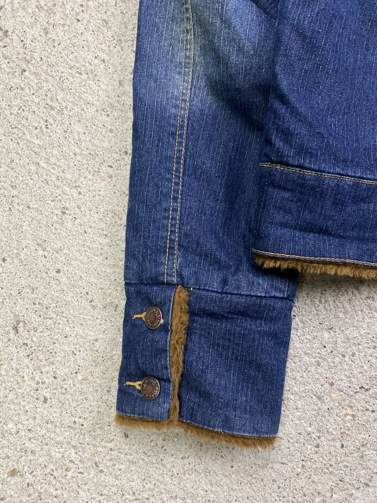 Abercrombie & Fitch Abercrombie & fitch denim jeans jacket fux fur vintage Size M / US 6-8 / IT 42-44 - 9 Thumbnail