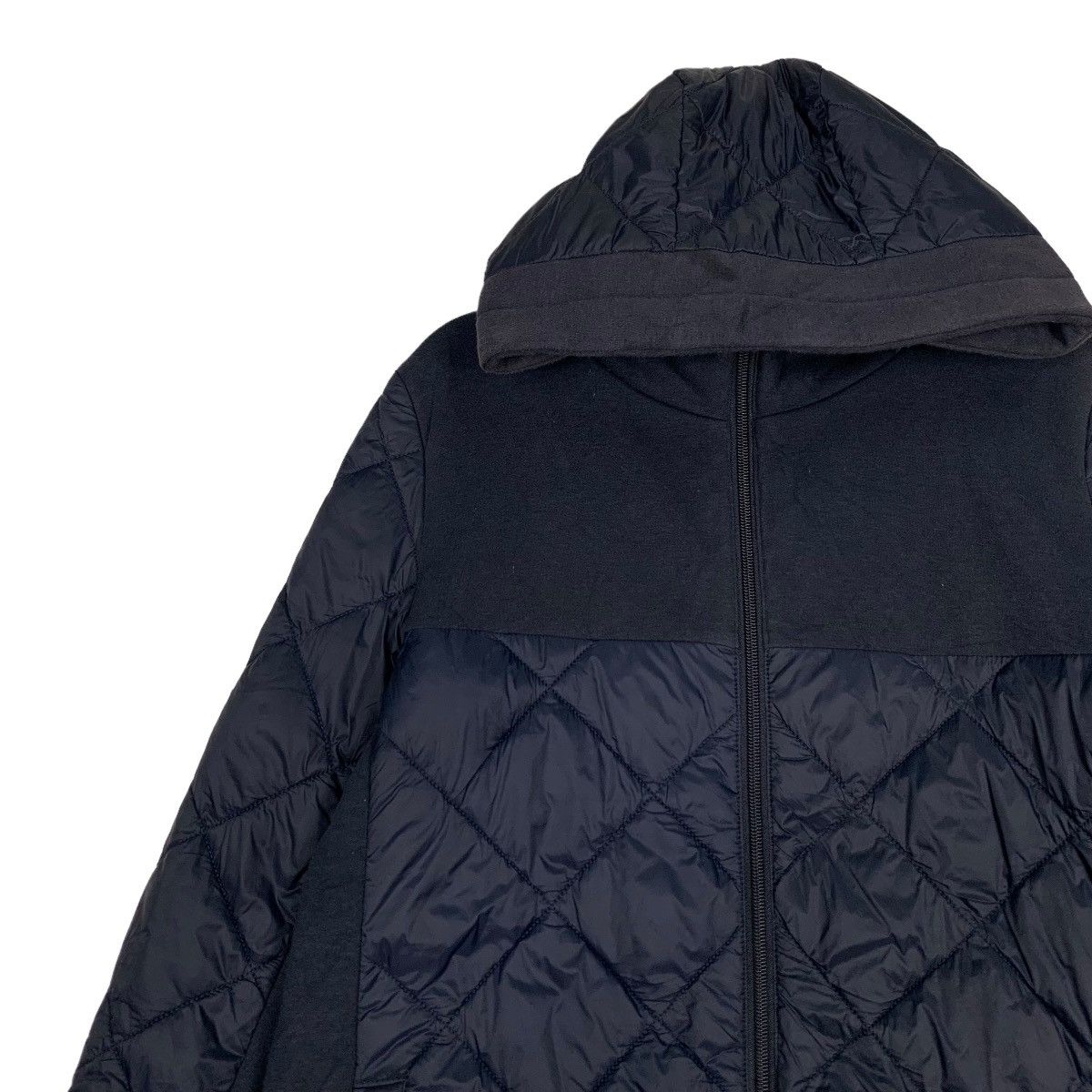 Japanese Brand N+ Quilted Hoodie Jacket #0423-C19 Size US L / EU 52-54 / 3 - 6 Thumbnail