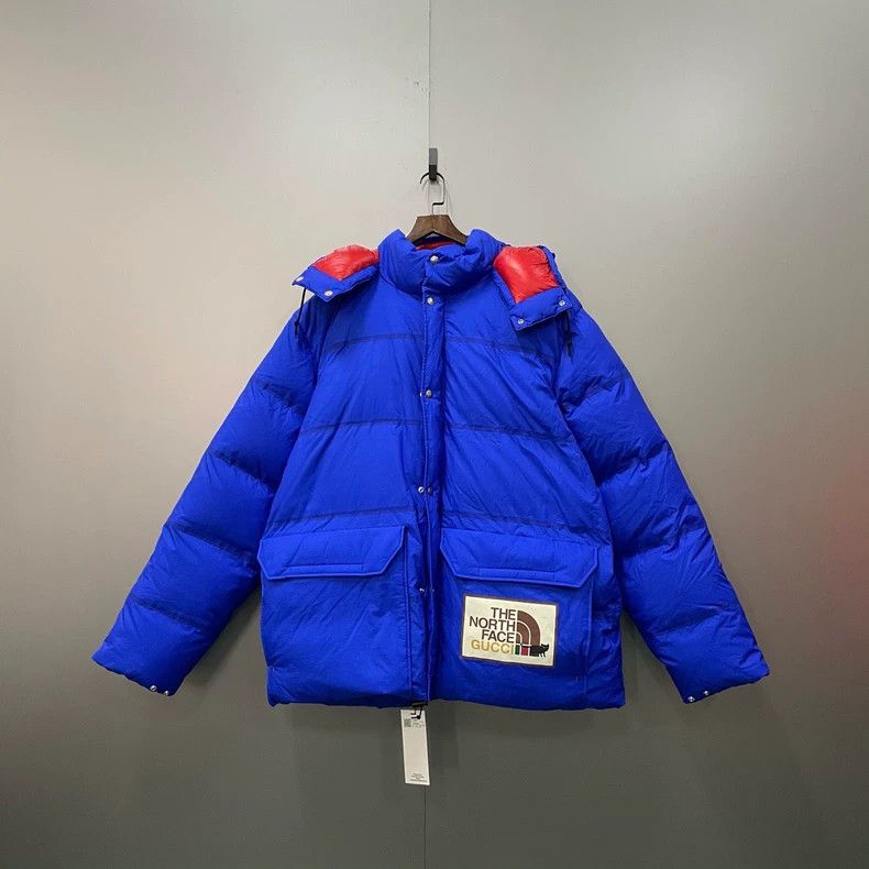 Gucci Gucci North Face Blue Puffer Jacket XXL Size US XXL / EU 58 / 5 - 1 Thumbnail