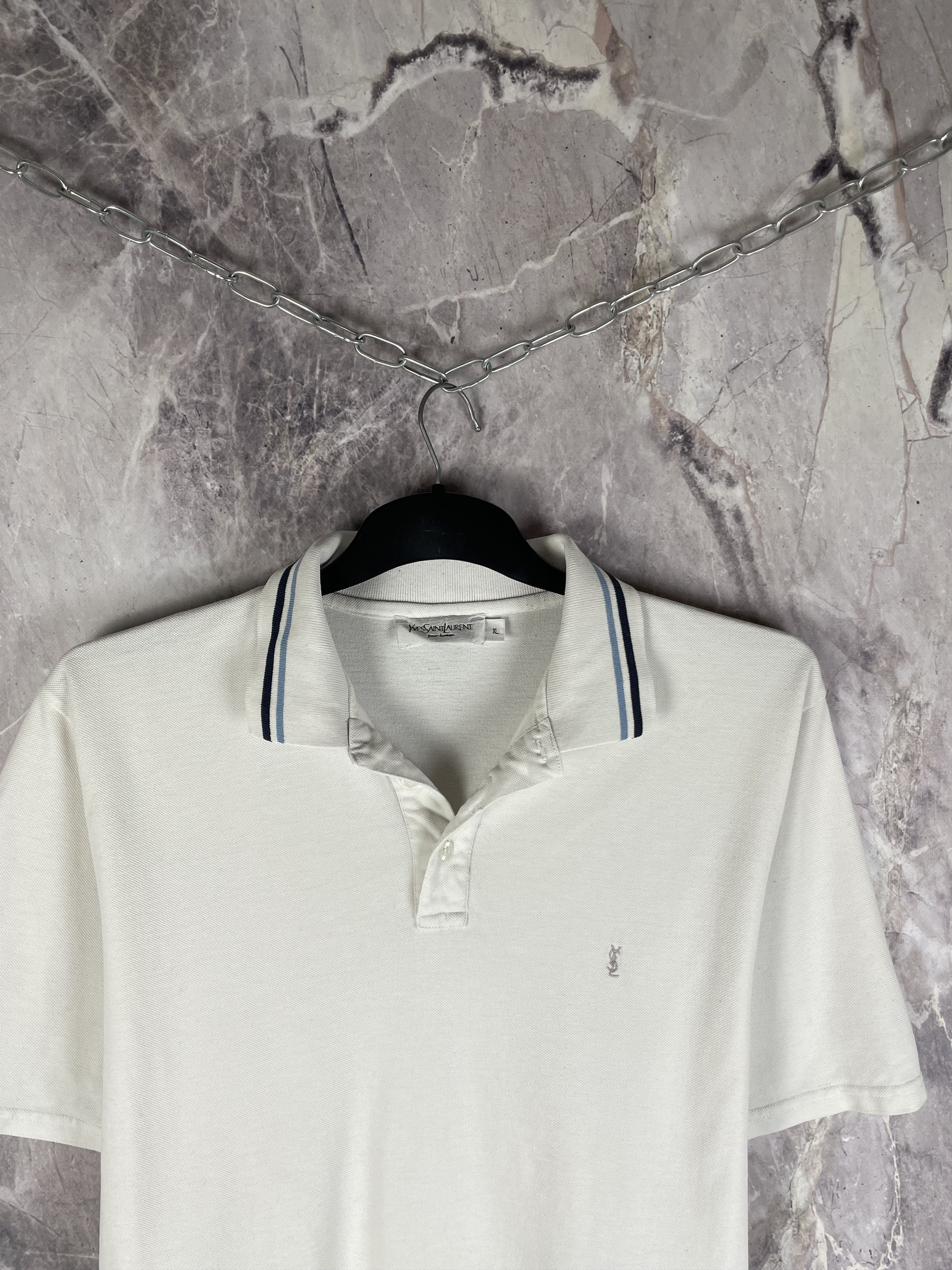 Yves Saint Laurent Yves Saint Laurent vintage polo shirt ysl Size US XL / EU 56 / 4 - 3 Thumbnail