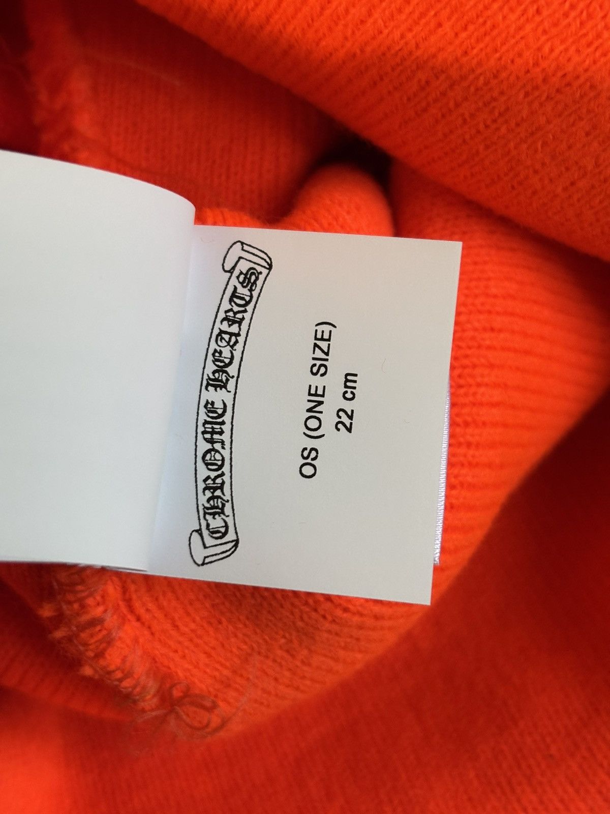 Chrome Hearts Chrome Hearts Orange CH Logo Beanie Size ONE SIZE - 7 Thumbnail