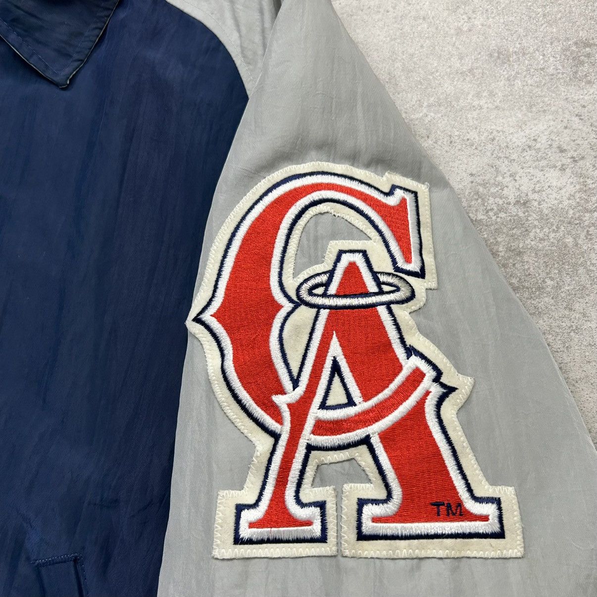 MLB × Starter × Vintage 90s CALIFORNIA ANGELS DIAMOND COLLECTION SATIN JACKET Size US M / EU 48-50 / 2 - 3 Thumbnail