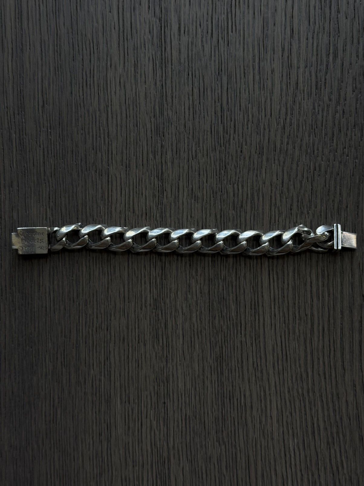 Chrome Hearts 8" - Chrome Hearts Horn Fancy Link Silver Cuban Bracelet Size ONE SIZE - 3 Thumbnail