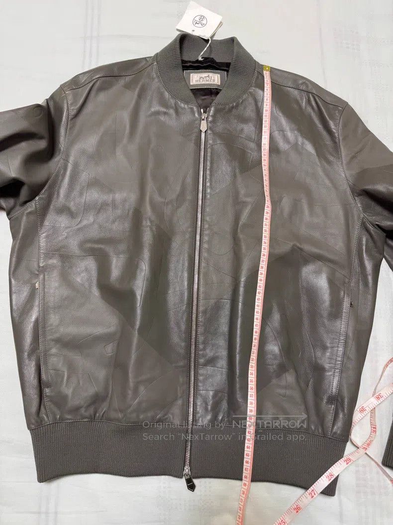 Hermes Hermes Leather jacket with a soft and silky texture, class Size US L / EU 52-54 / 3 - 5 Thumbnail