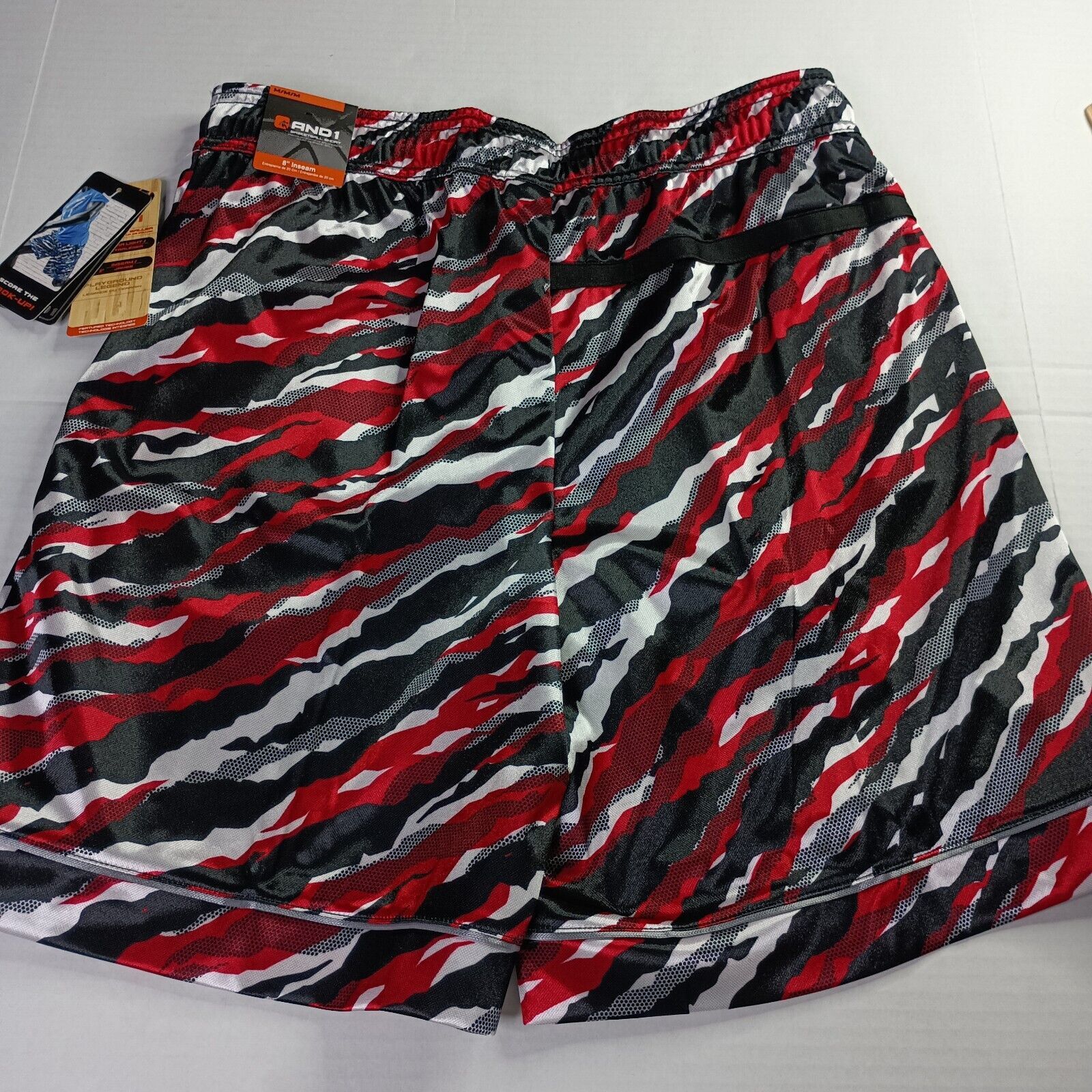 & Other Stories 2 AND1 Offense Shorts Men’s M Red Gray Blue Black 8" Inseam Size US 32 / EU 48 - 6 Thumbnail