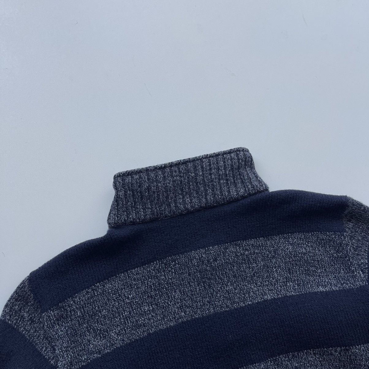 Paul & Shark Paul & Shark Yachting Stripe Wool Knit Half Zip Sweater Navy Size US L / EU 52-54 / 3 - 8 Thumbnail