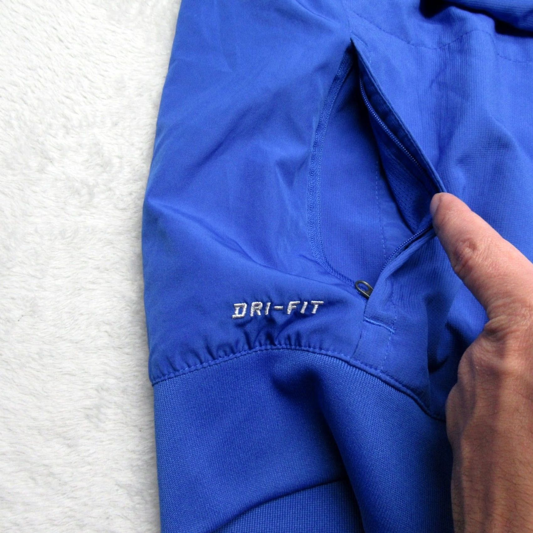 Nike Nike Dri-FIT Jacket Mens XL Royal Blue Zip Soccer Hockey Squad Training Golf Size US XL / EU 56 / 4 - 7 Thumbnail