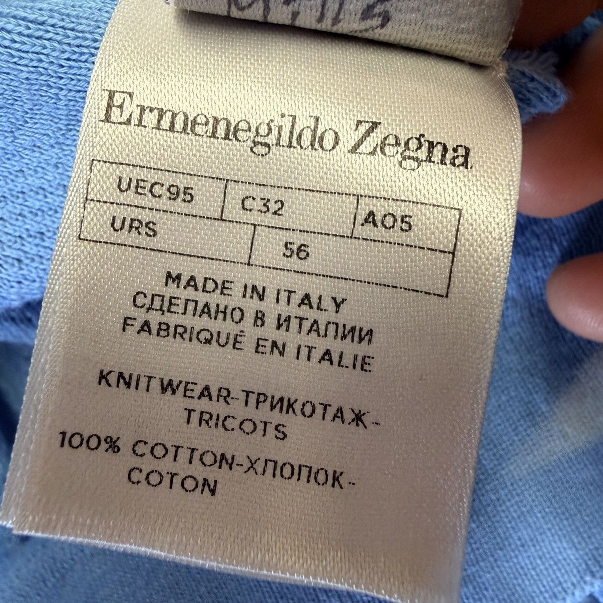 Ermenegildo Zegna Ermenegildo Zegna Knit Polo Sweater Blue Italy Sz 56 XXL Size US XL / EU 56 / 4 - 15 Thumbnail
