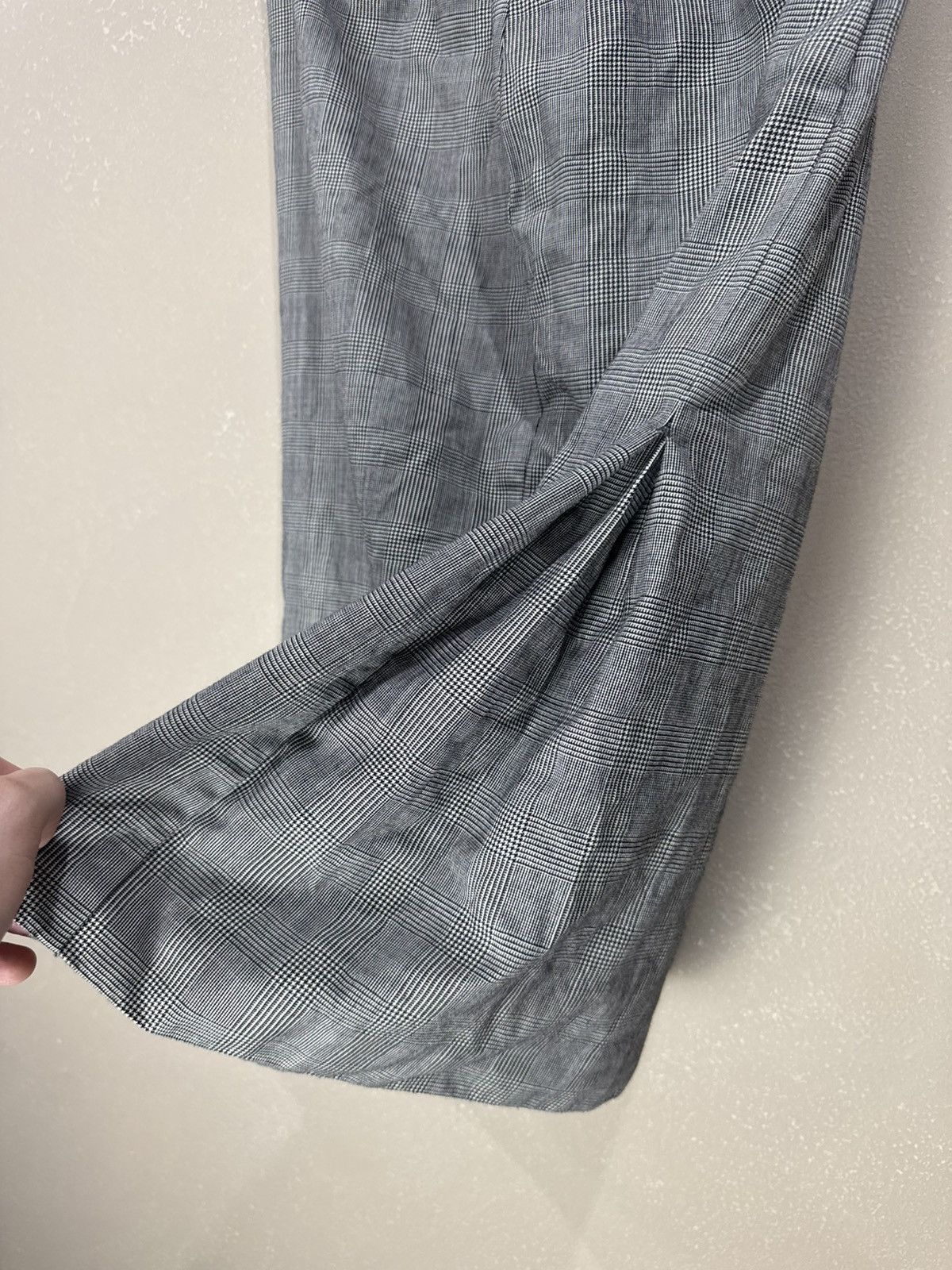 Christian Dior Monsieur 🔥2000s Dior Textured midi skirt formal business classic Size 30" / US 8 / IT 44 - 3 Thumbnail