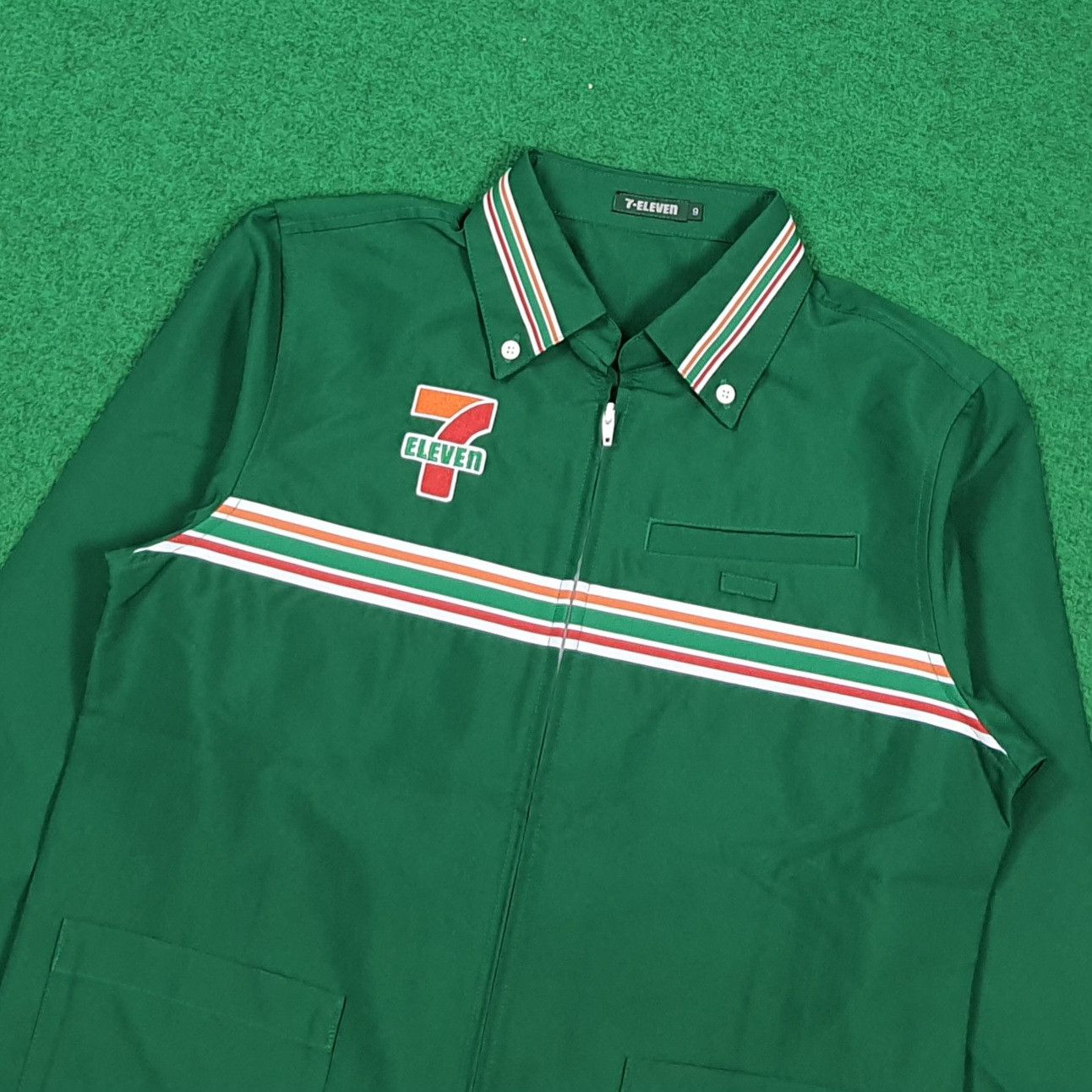 Japanese Brand Vintage 7-Eleven Japan Worker Uniform Zipper Jacket E1A25 Size US S / EU 44-46 / 1 - 4 Thumbnail