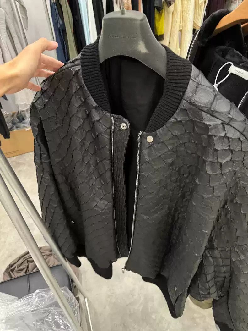 Rick Owens Rick Owens Black top braided giant squid leather jacket-250 Size US M / EU 48-50 / 2 - 5 Thumbnail