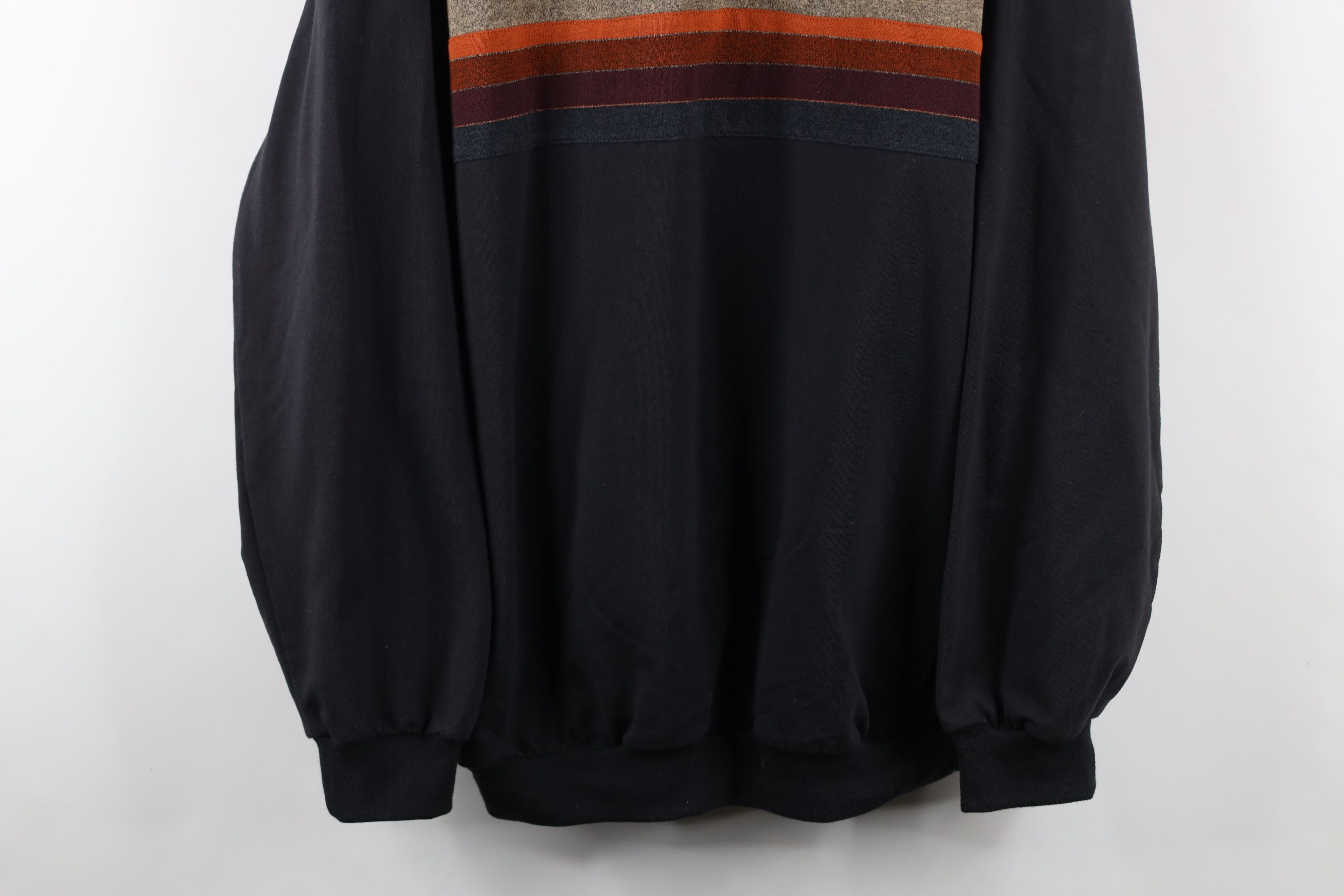 Vintage Vintage 90s Streetwear Striped Pullover Long Sleeve Polo Size US XXL / EU 58 / 5 - 3 Thumbnail