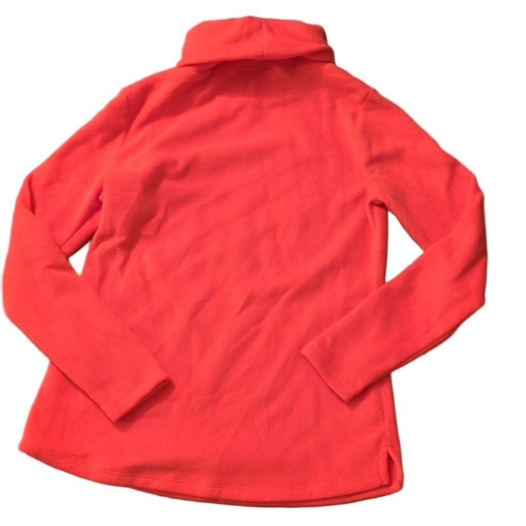 Talbots Talbots Orange Fleece Turtleneck Size XS Size XS / US 0-2 / IT 36-38 - 5 Thumbnail
