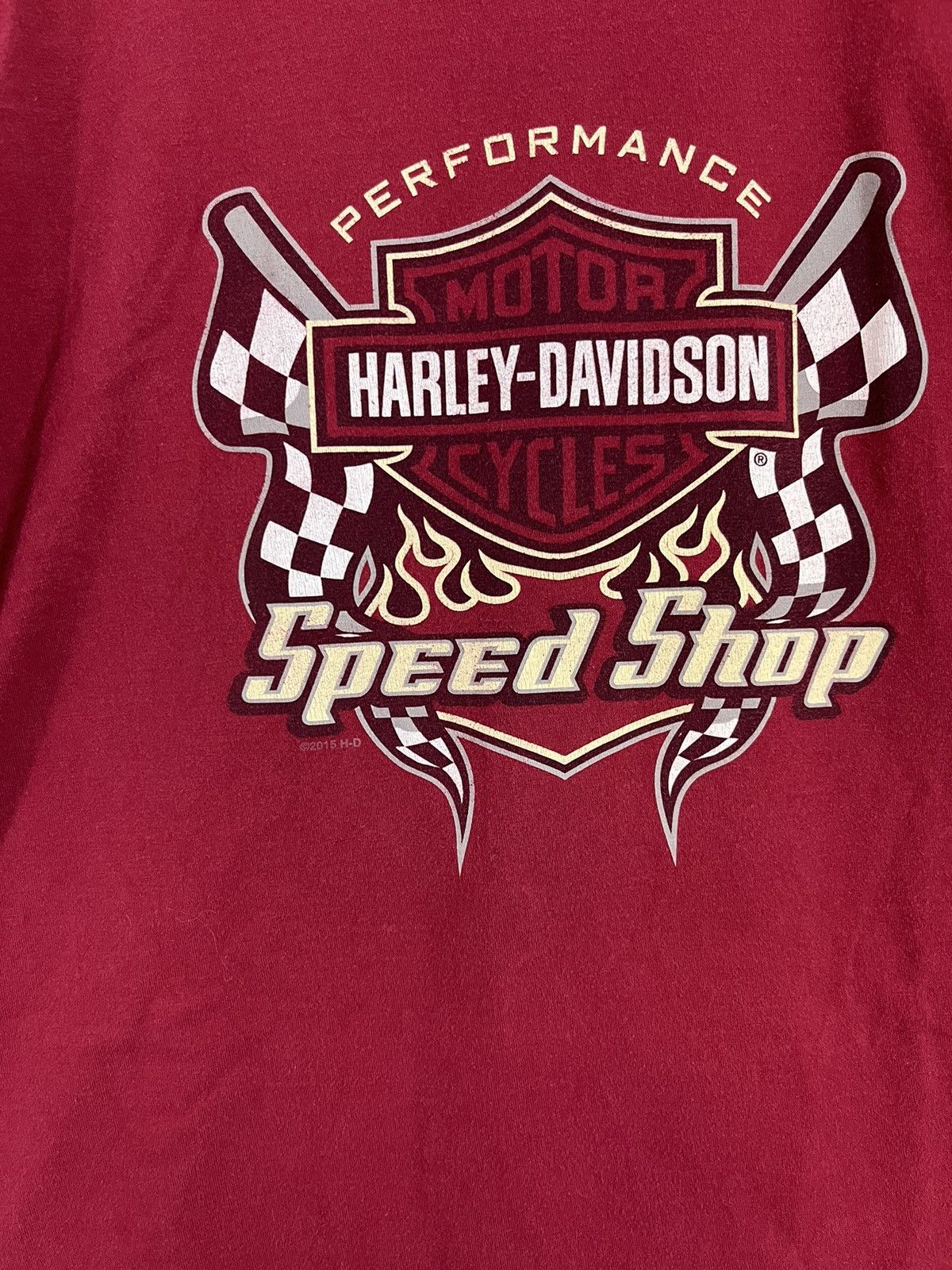 Harley Davidson Faded Harley Davidson Distressed 2000s Tee Size US XL / EU 56 / 4 - 3 Thumbnail