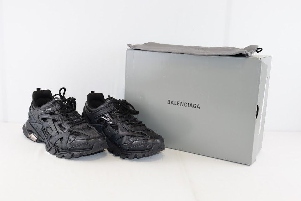 Balenciaga o1rshd1 Track .2 Open Sneakers in Black Size US 14 / EU 47 - 1 Thumbnail