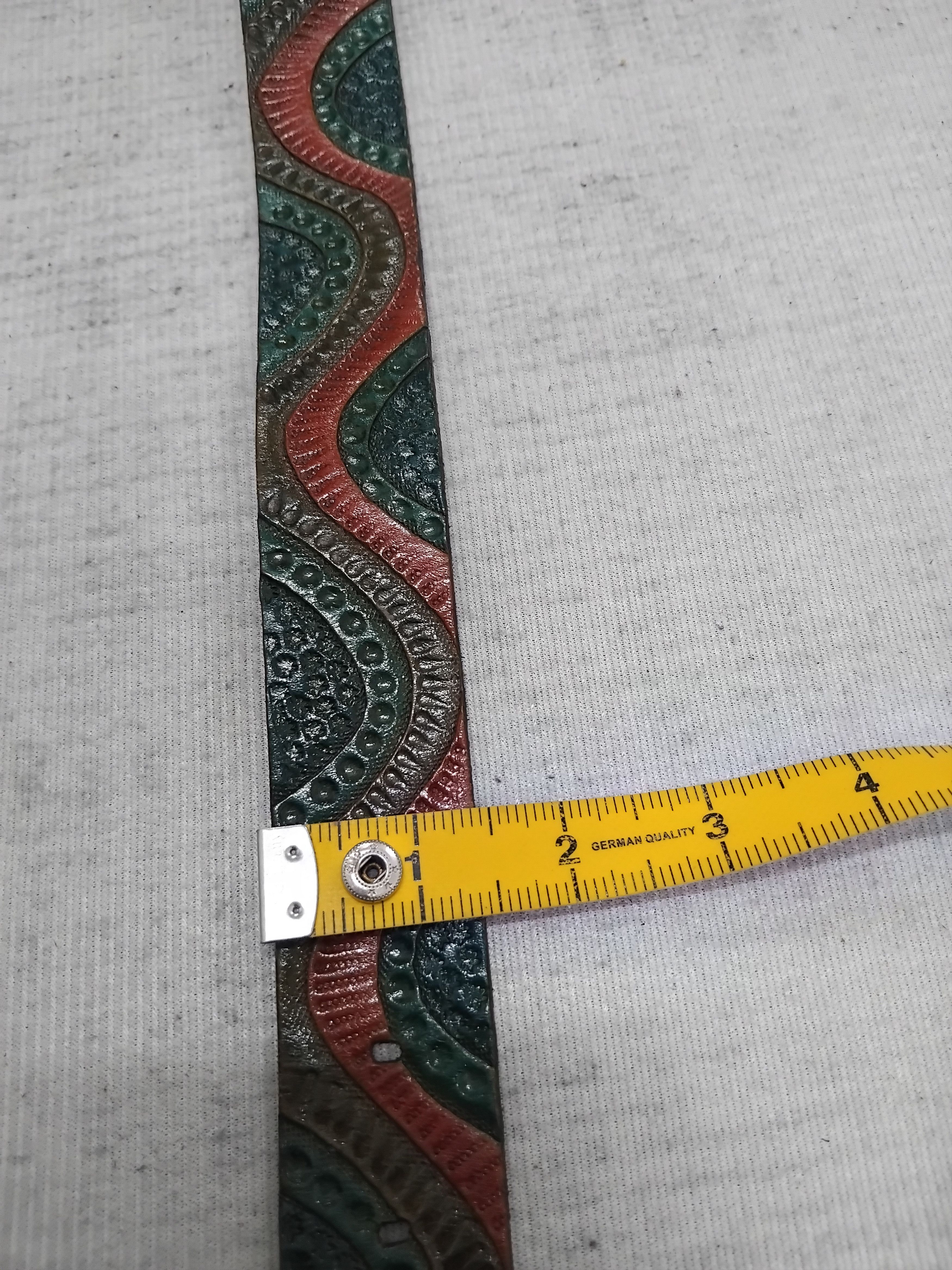 Japanese Brand 💥Unnamed joker colour punk rock style leather belt Size ONE SIZE - 7 Thumbnail
