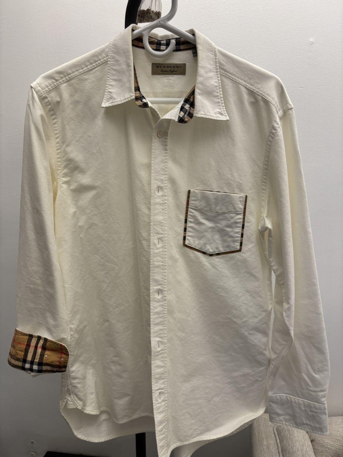 Burberry Burberry cotton shirt Size US L / EU 52-54 / 3 - 1 Thumbnail