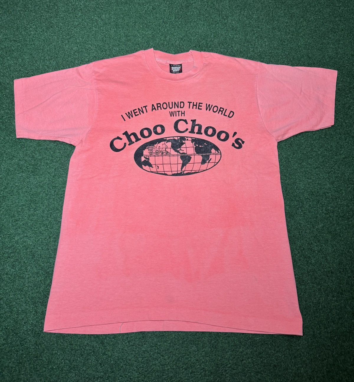 Vintage Vintage Choo Choo Train 90s Drinking Alcohol 19x27 T Shirt Size US M / EU 48-50 / 2 - 1 Thumbnail