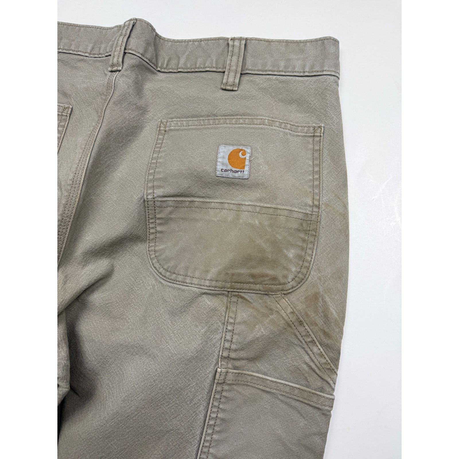 Vintage Carhartt Relaxed Fit Canvas Work Wear Carpenter Pants 36W Size US 36 / EU 52 - 8 Thumbnail