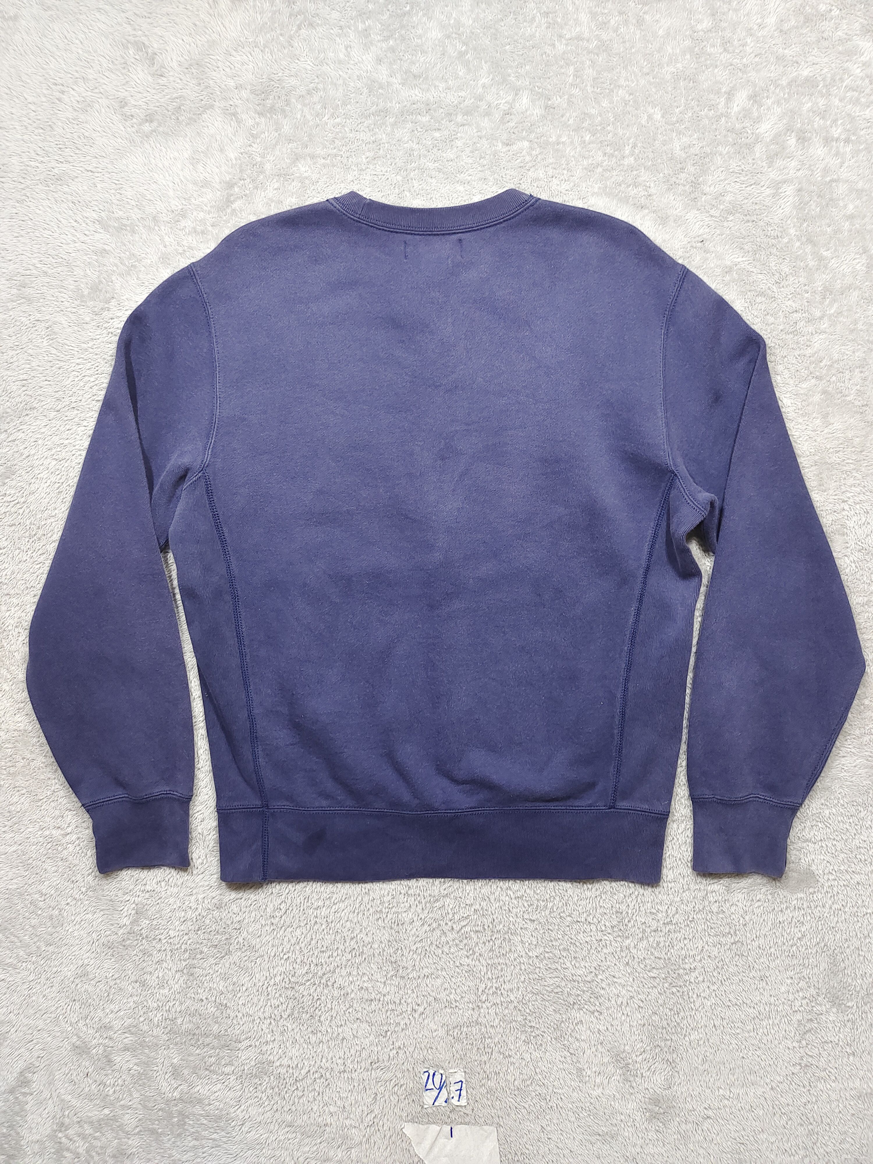 Ralph Lauren DISTRESSED RALPH LAUREN PURPLE INDIGO CREWNECK SWEATSHIRT Size US M / EU 48-50 / 2 - 2 Thumbnail