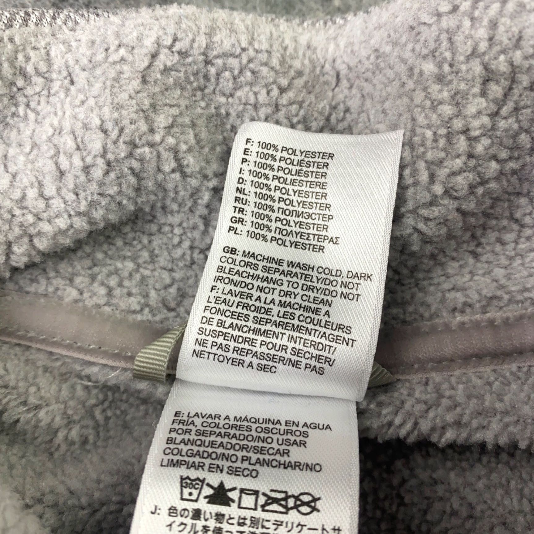 The North Face The North Face Womens Shirt Top M Gray 1/4 Button Fleece Mock Neck Pullover Size M / US 6-8 / IT 42-44 - 7 Thumbnail