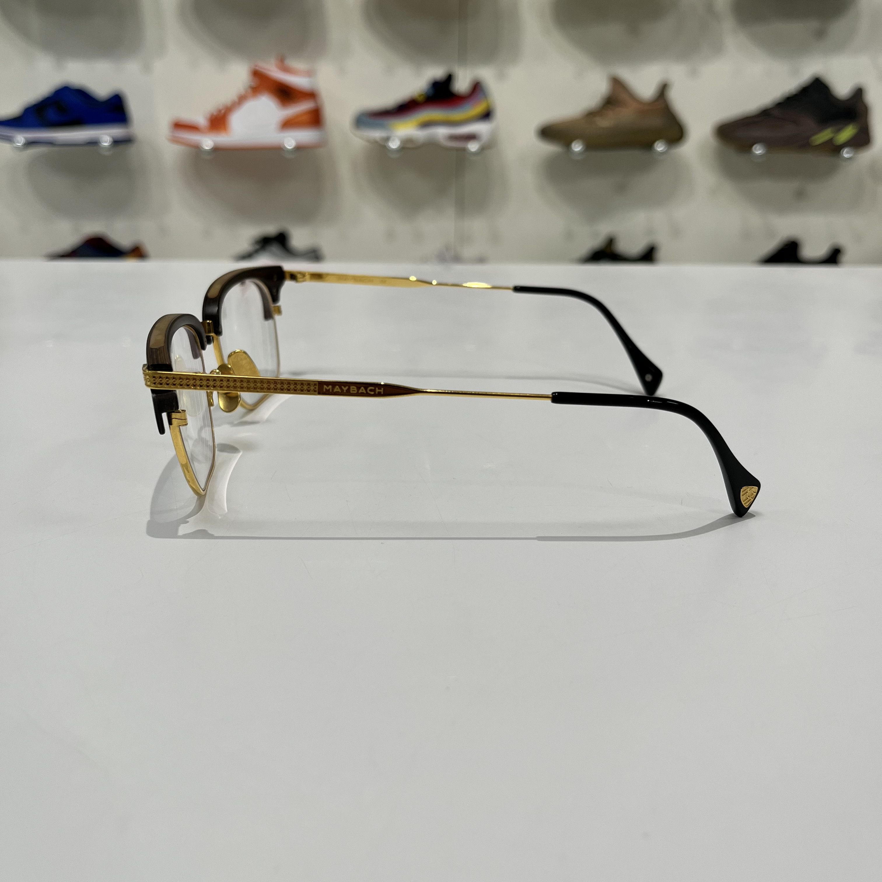 MAYBACH Eyewear Maybach Gold Wood Sunglasses Size ONE SIZE - 3 Thumbnail