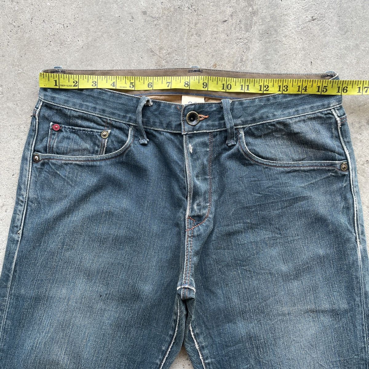 Banana Republic × Jean W32💥 Vintage Banana Republic Distressed Jeans Faded Pants Size US 32 / EU 48 - 5 Thumbnail