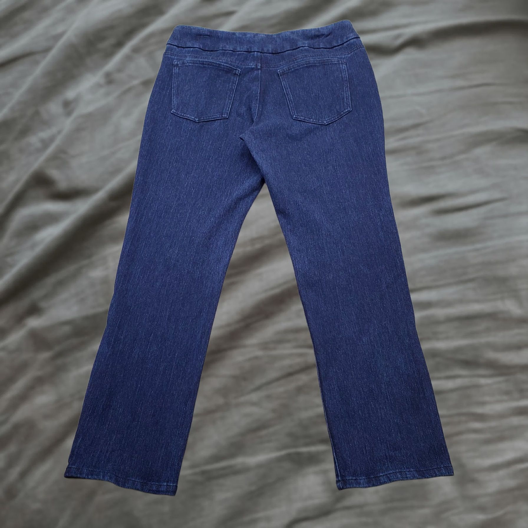 Coldwater Creek Coldwater Creek Jeans Womens Blue Denim Stretch Straight Leg High Waist Pull On Womens Jeans Size 30" / US 8 / IT 44 - 1 Thumbnail