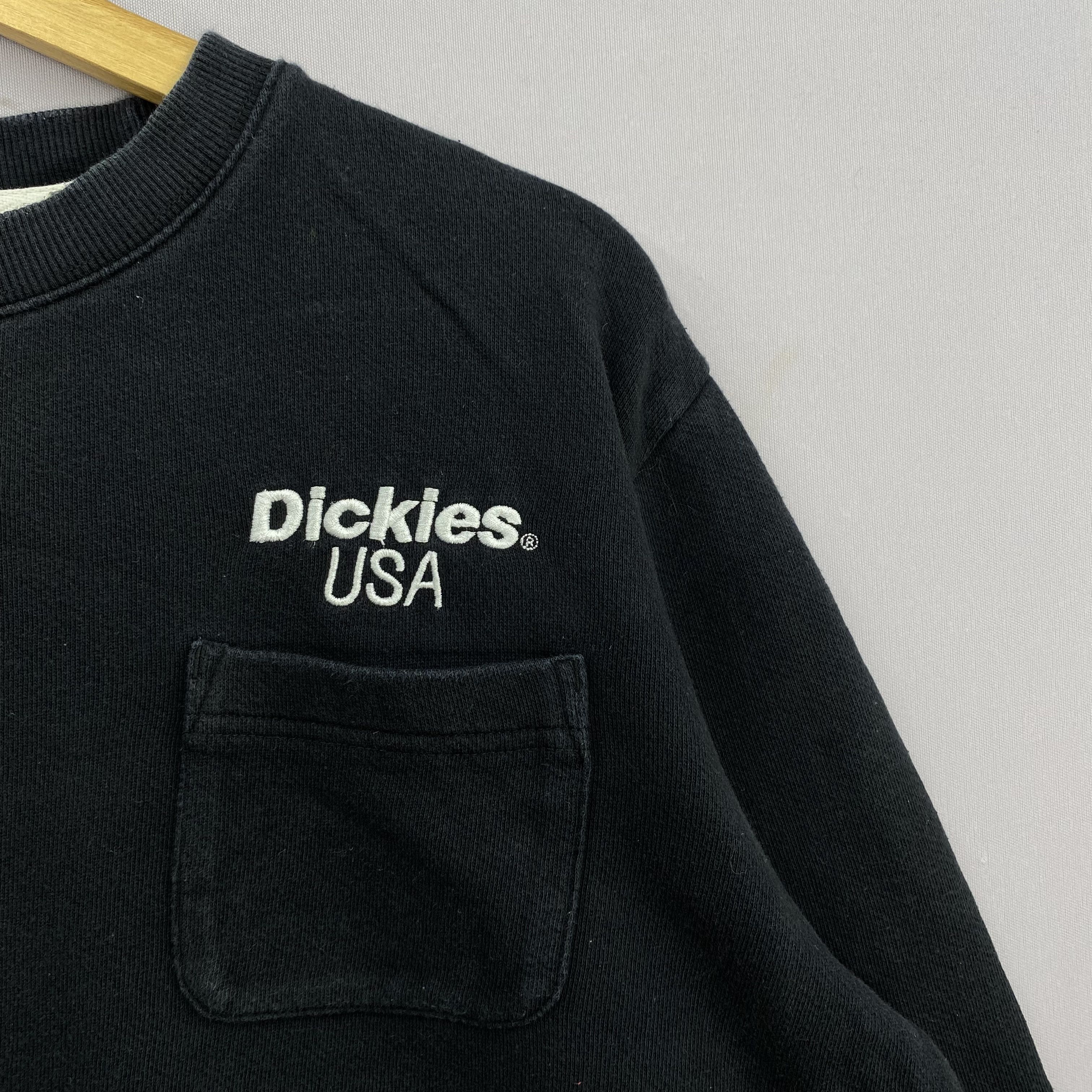 Dickies Vintage Y2K Dickies Pocket Sweater Skate Workwear Jumper Size US L / EU 52-54 / 3 - 3 Thumbnail