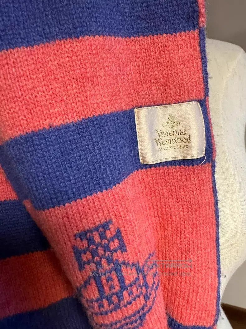 Vivienne Westwood Vivienne Westwood Fuzzy Striped Pink and Purple Color Bloc Size ONE SIZE - 3 Thumbnail