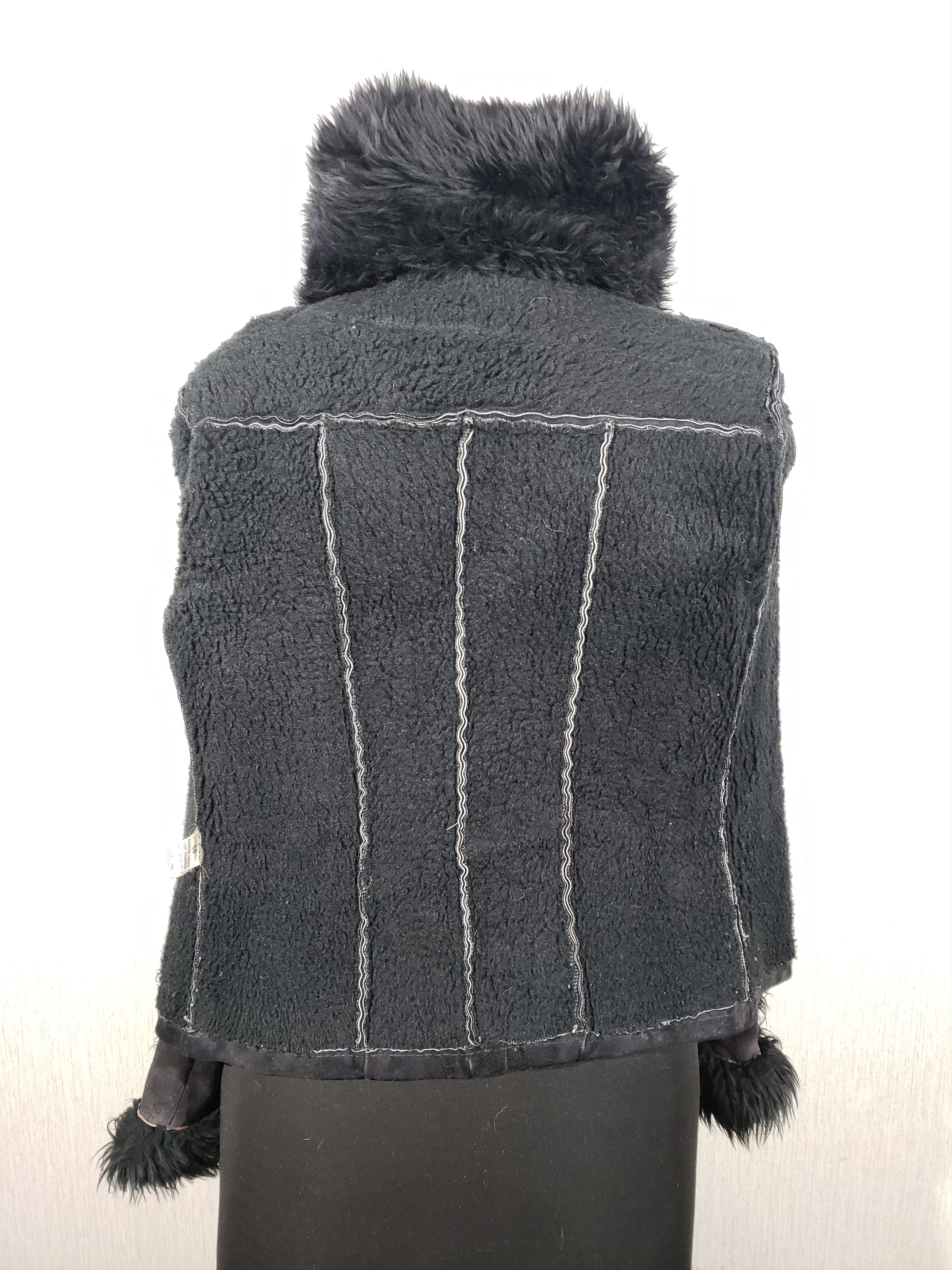 Genuine Leather Beautiful black women's leather jacket. Size M / US 6-8 / IT 42-44 - 6 Thumbnail