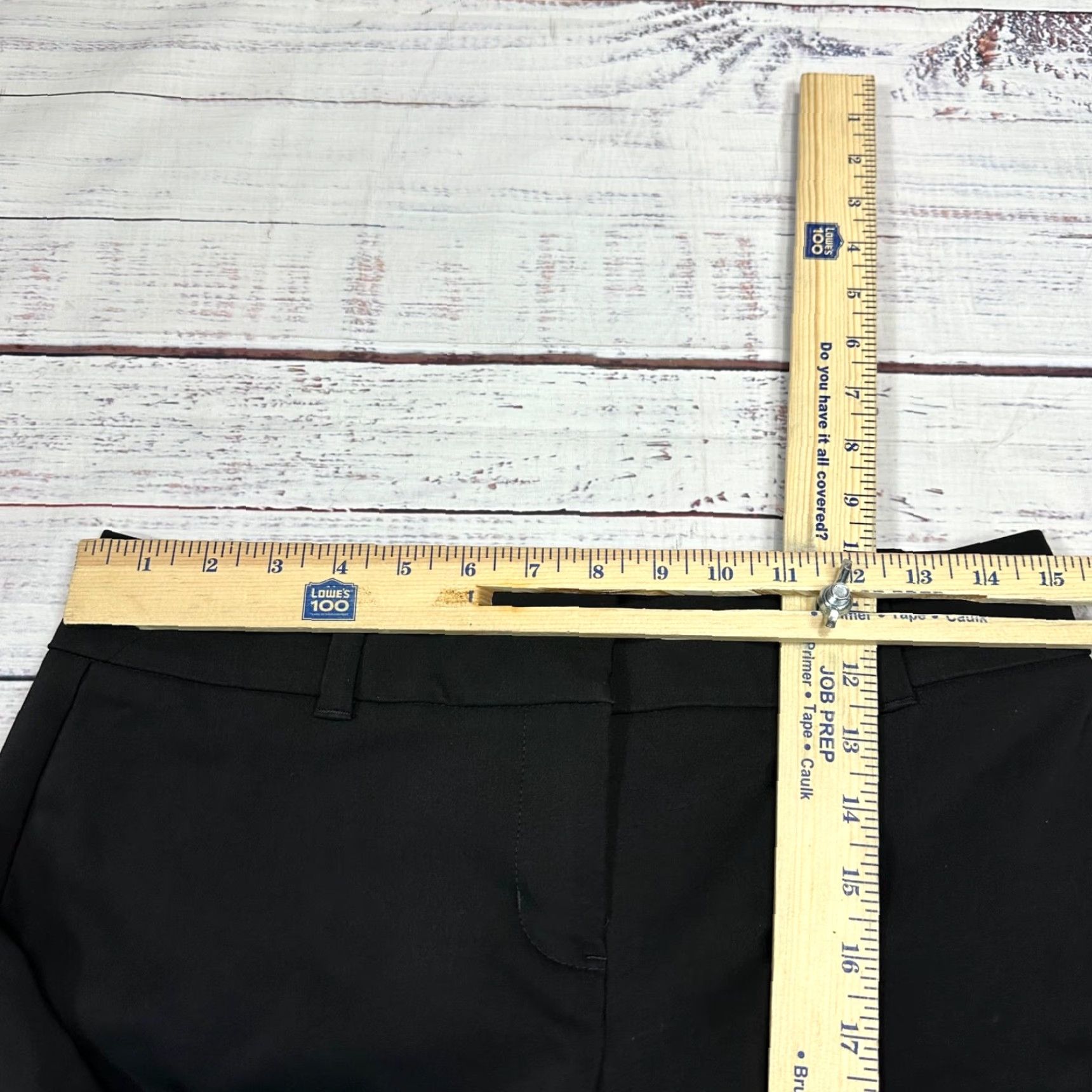 White House Black Market White House Black Market Womens Pants Ankle Dress Black 4 Cotton/Poly Blend Pants Size 27" / US 4 / IT 40 - 5 Thumbnail