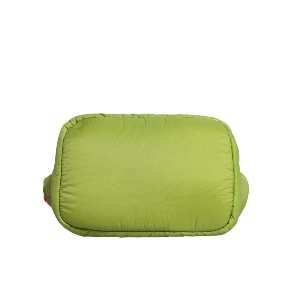 Dolce & Gabbana Dolce & Gabbana Green Nylon Padded Logo Plaque Tote Crossbod Size ONE SIZE - 6 Thumbnail