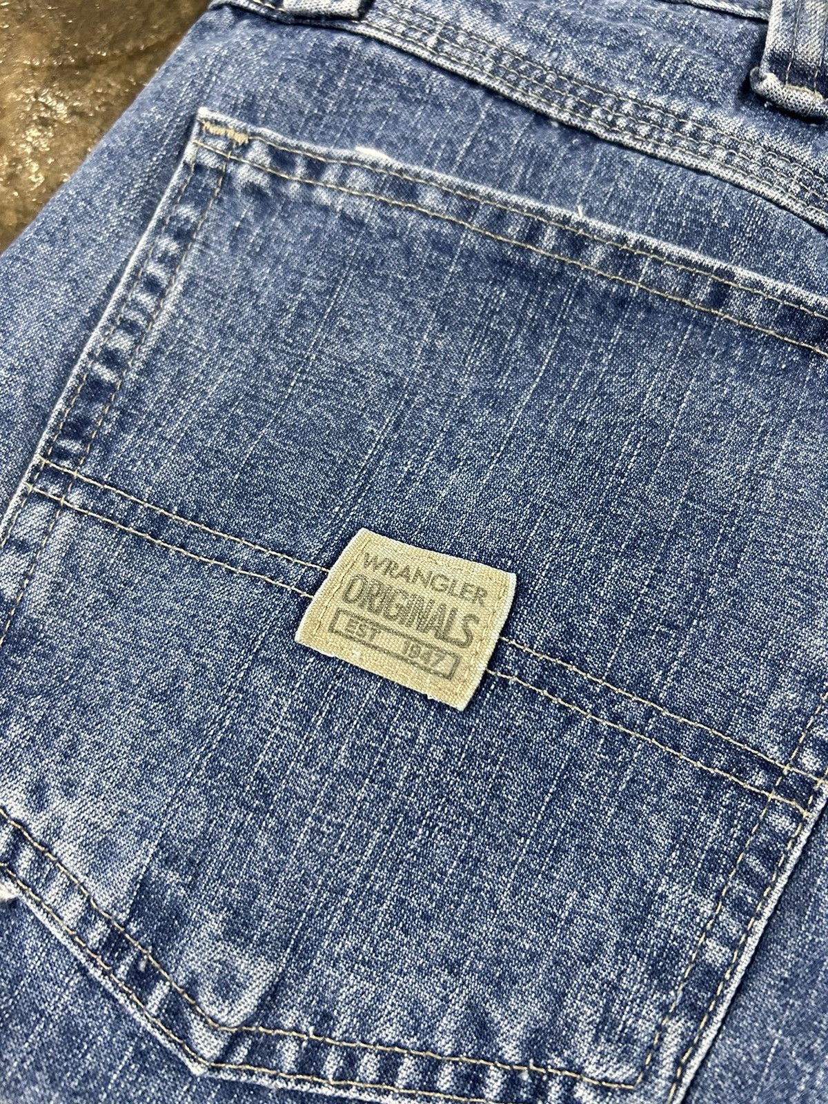 Carhartt × Vintage × Wrangler Crazy Carhartt Style Wrangler Carpenter Jorts Skater Shorts Size US 36 / EU 52 - 4 Thumbnail