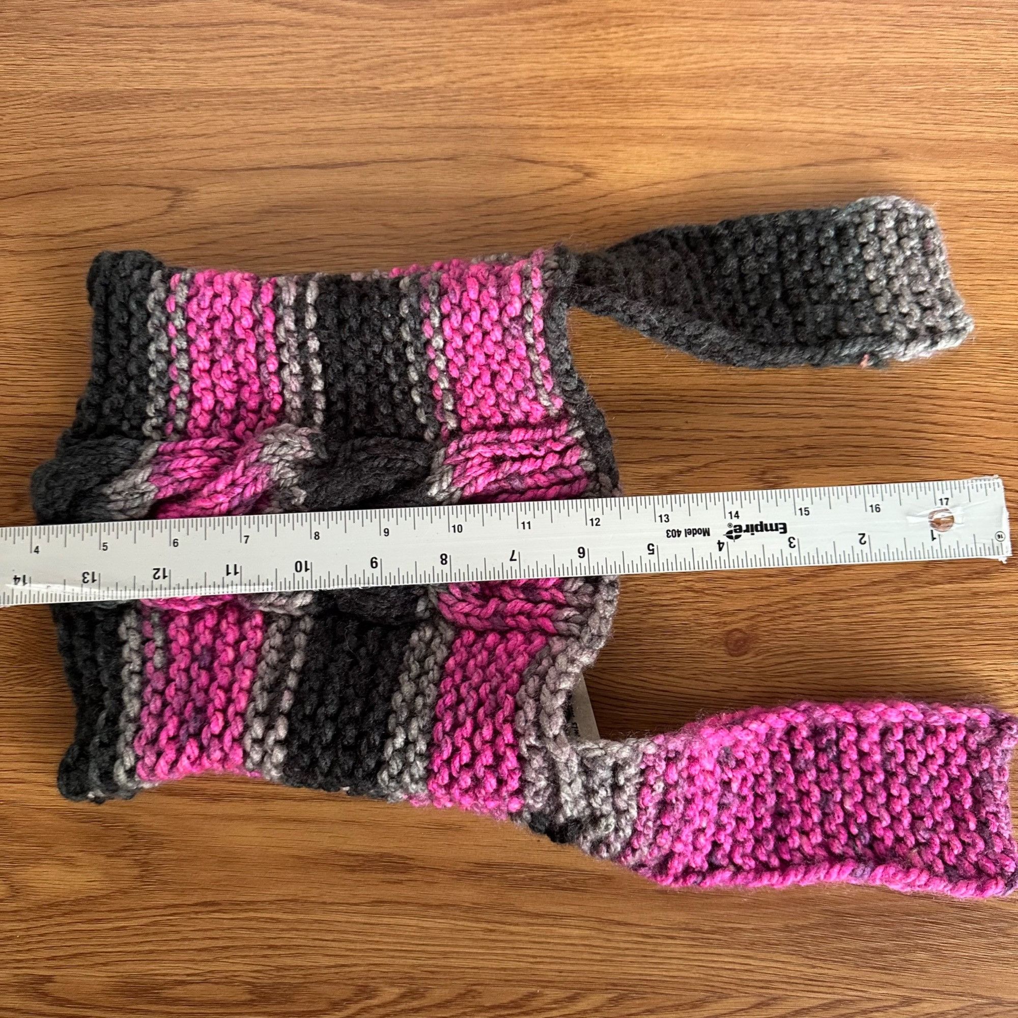 Other ⭐Womens Handmade Pink Cat Ear Beanie Hat Soft Knit Purple Wi Size ONE SIZE - 6 Thumbnail