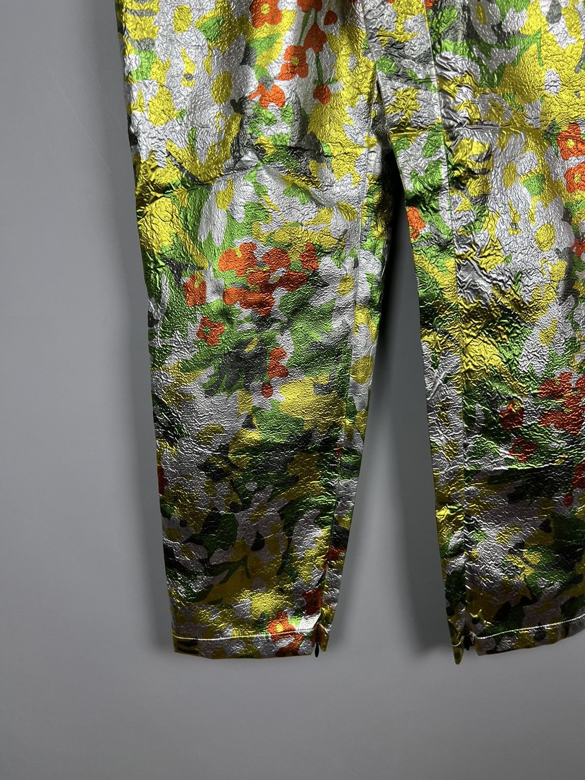 H&M Richard Quinn H&M Design Award Runway Floral Trousers SAMPE Size 26" / US 2 / IT 38 - 5 Thumbnail
