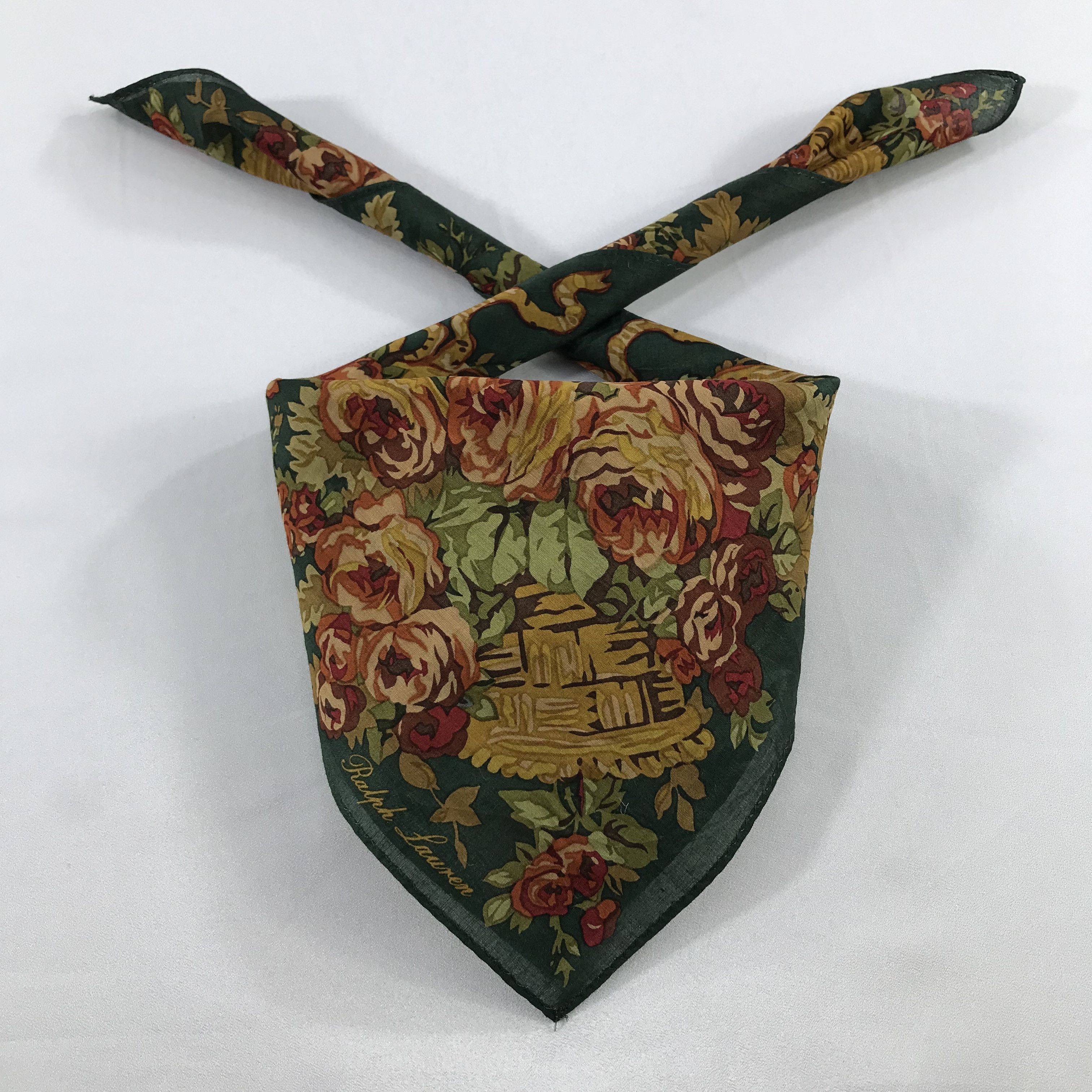 Ralph Lauren × Vintage Ralph Lauren Bandana / Handkerchief / Neckerchief - S2502 Size ONE SIZE - 3 Thumbnail